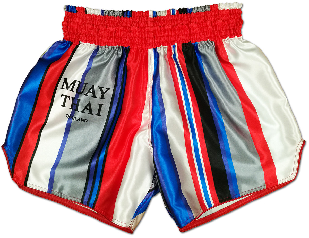 LGBT Muay Thai Boxing Shorts ☆ Samurai Tribal (rainbow) handcrafted by – Muay  Thai Shop