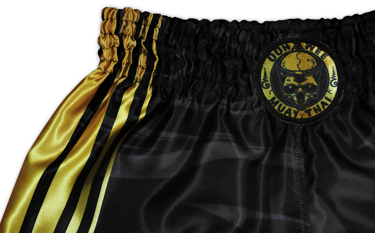 Oohwee ★ Art Of 8 Limbs Muay Thai Shorts Black Muay Thai Shop