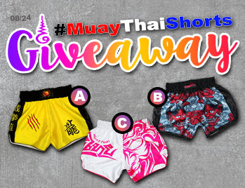 muay thai shorts giveaway