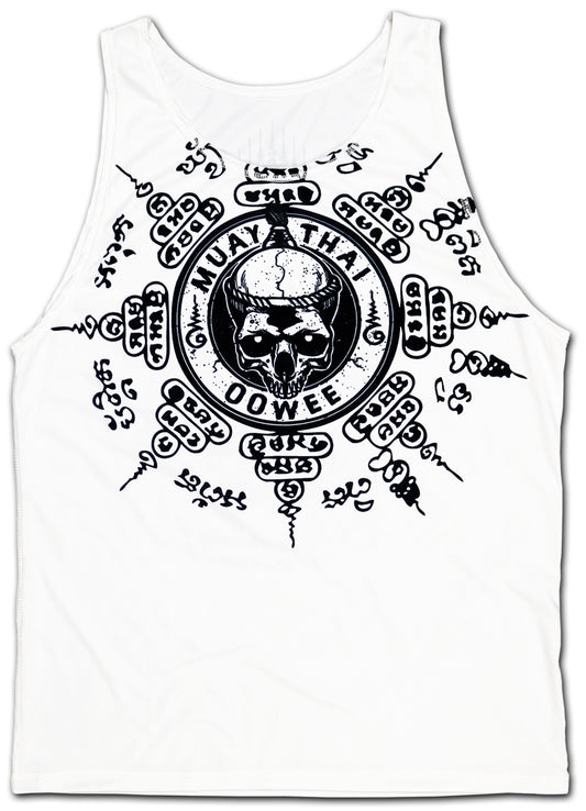 OOWEE Muay Thai Tank Top ★ SAK YANT (weiß)