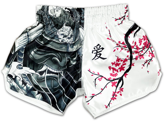 Muay Thai Shorts Cherry Blossom Samurai