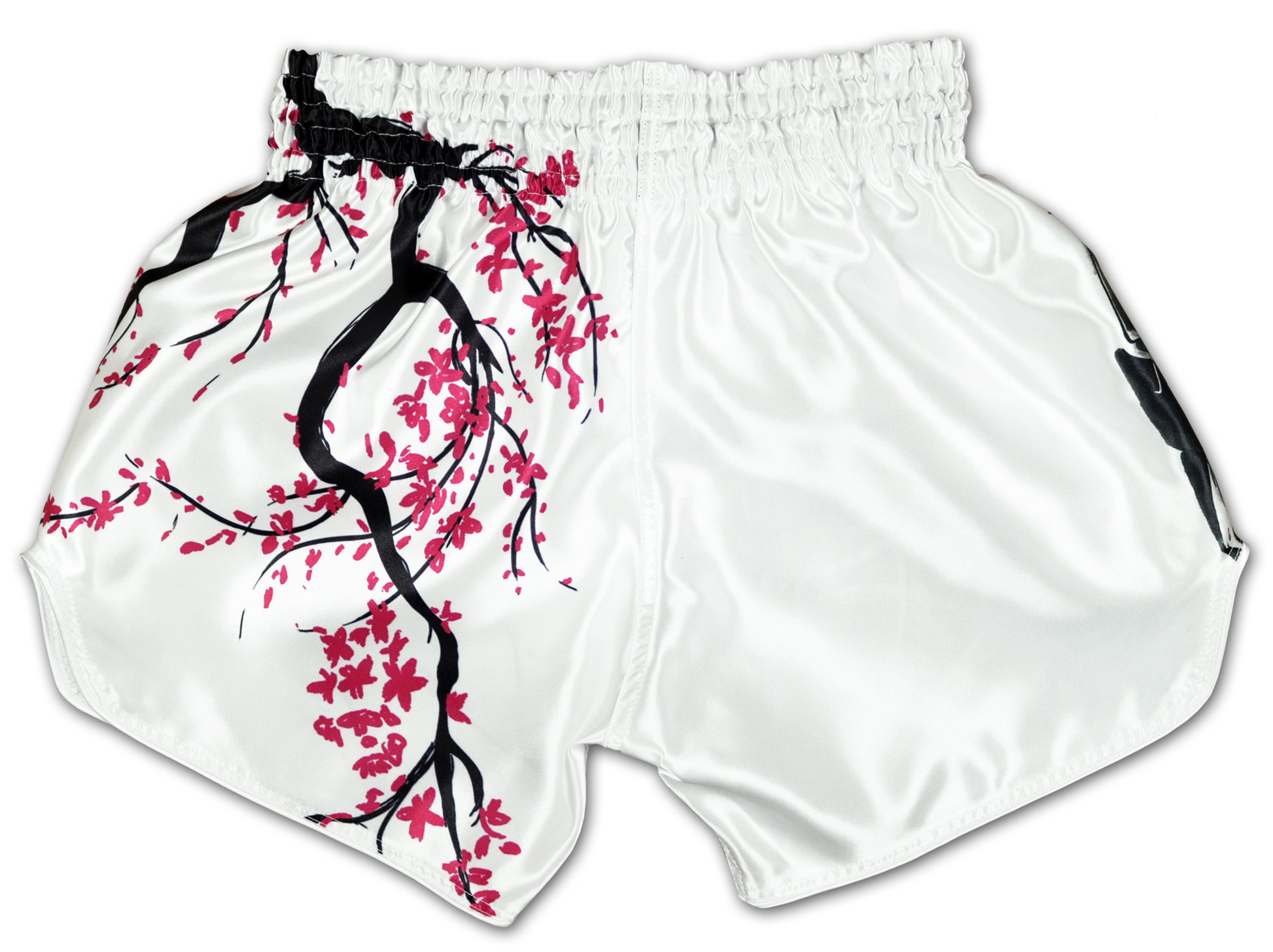 Muay Thai shorts Cherry Blossom backside