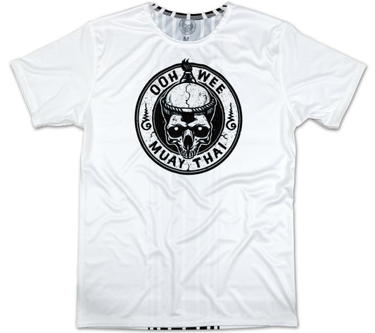 muay thai tshirt white