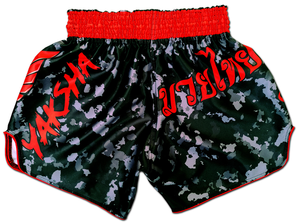 camouflage muay thai shorts